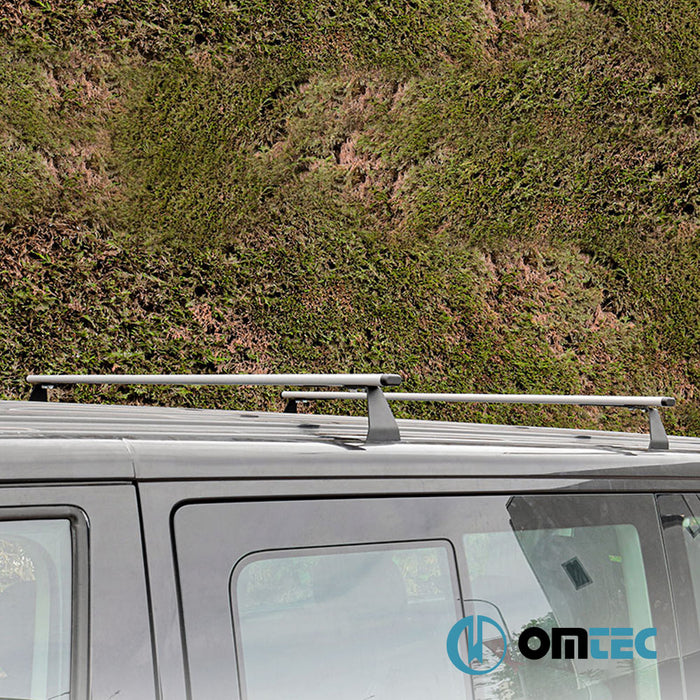 Heavy Duty Roof Bar 2 Pcs. (Silver) Alu. - Opel Vivaro - VAN X83 - (2001 - 2014)