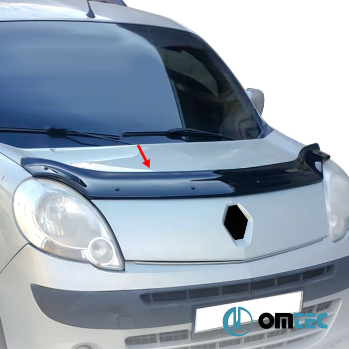 Kaput Rüzgarlığı (Siyah) ABS - Renault Kangoo - MVN FC PRE-FL - (2008 - 2013)