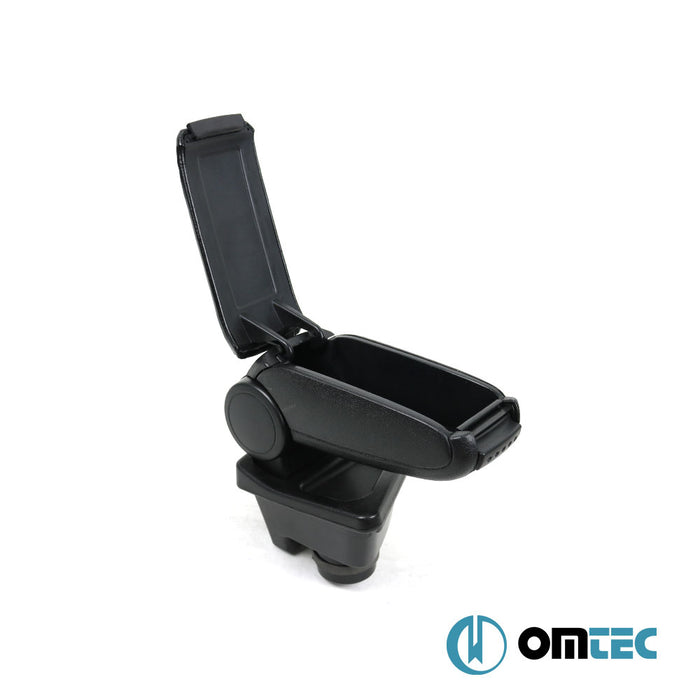 Armrest Box V1 (Leatherette+ABS Adapter) Black - Renault Megane - SD IV - (2016 - )