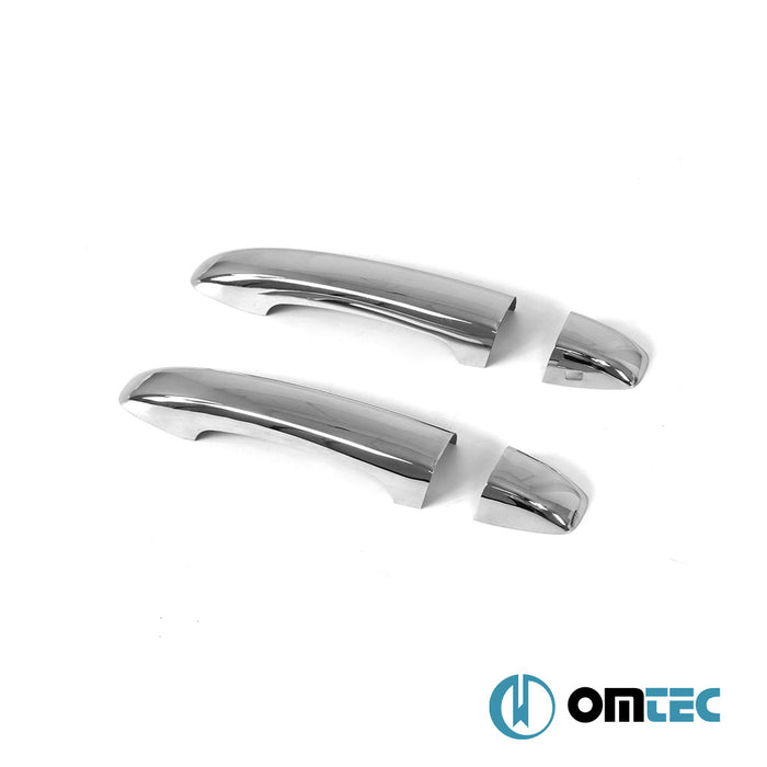 Door Handle Cover 2 Door 4 Pcs. (H1) S.Steel (Gloss) - Renault Clio - HB 5D BJA - (2019 - )