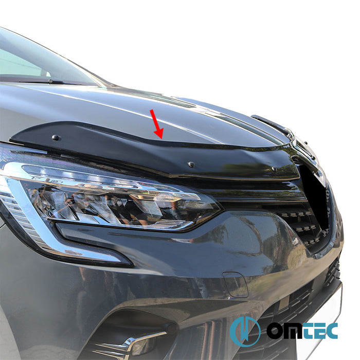 Bonnet Deflector (Black) ABS - Renault Clio - HB 5D BJA - (2019 - )