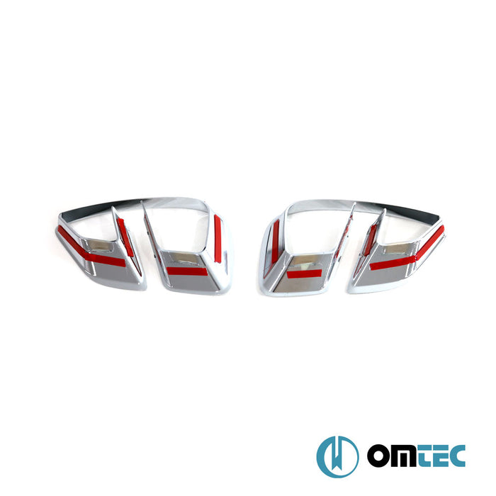 Fog Light Rim 2 Pcs. ABS Chrome - Renault Captur - SUV II - (2020 - )