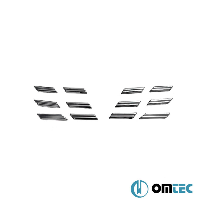 Front Grill 12 Pcs. S.Steel (Gloss) - Renault Taliant - SD I - (2021 - )