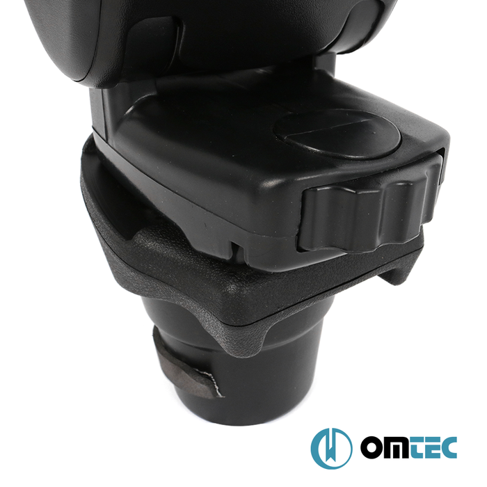 Armrest Box (Leatherette+Sliding+ABS Adapter) Black - Seat Ibiza - HB 5D 6J - (2008 - 2017)