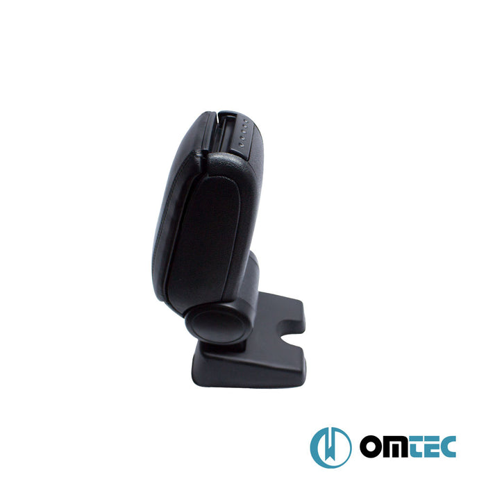 Armrest Box V1 (Leatherette+Vacuum Adapter) Black - Skoda Fabia - HB 5D 5J - (2007 - 2014)