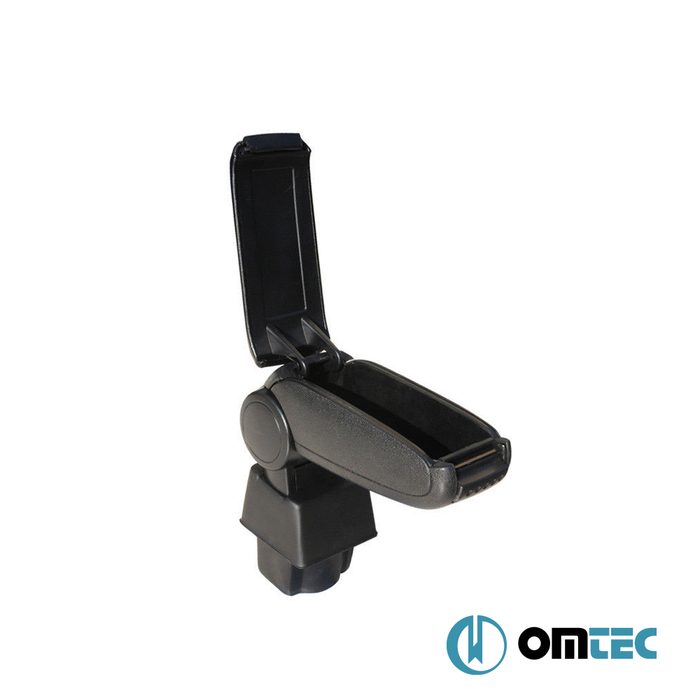 Armrest Box V1 (Leatherette+Vacuum Adapter) Black - Skoda Octavia - SD 1Z - (2004 - 2013)