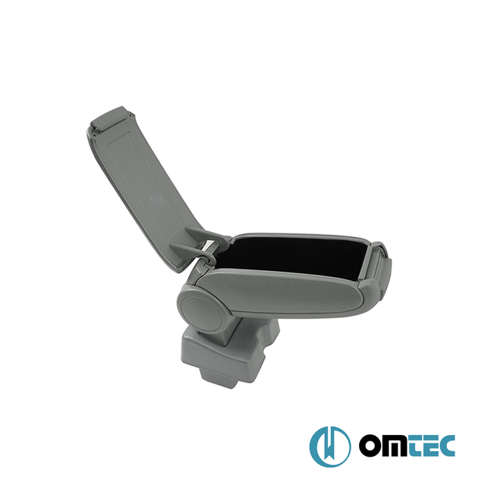 Armrest Box V1 (Leatherette+Vacuum Adapter) Gray - Skoda Rapid - SD NH3 - (2012 - )