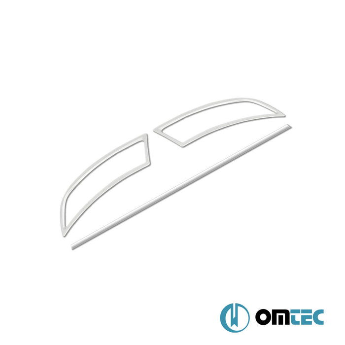 Echappement - Contour chromé en Inox (Brillant) 2 Pcs. - Skoda Superb - SD 3V - (2015 - )