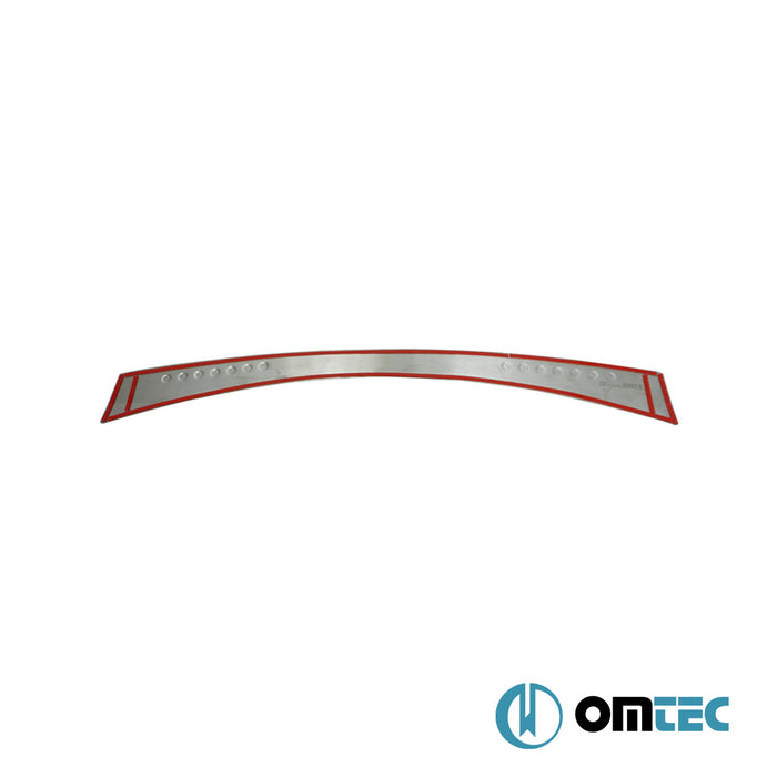 Rear Bumper Sill Cover S.Steel (Brushed) - Ssangyong Kyron - SUV I FL - (2007 - 2014)