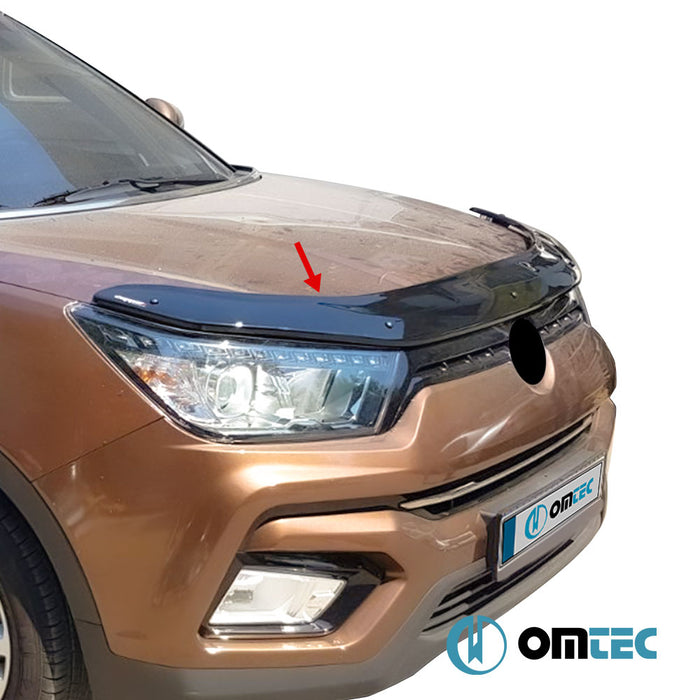 Kaput Rüzgarlığı (Siyah) ABS - Ssangyong Tivoli - SUV I - (2015 - )