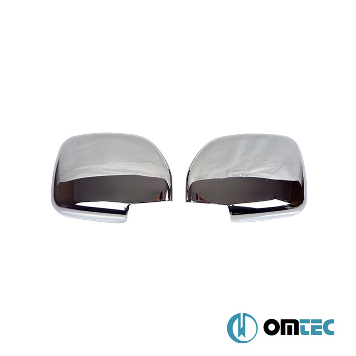 Mirror Cover 2 Pcs. S.Steel (Gloss) - Toyota Land Cruiser Prado - SUV J150 - (2009 - )