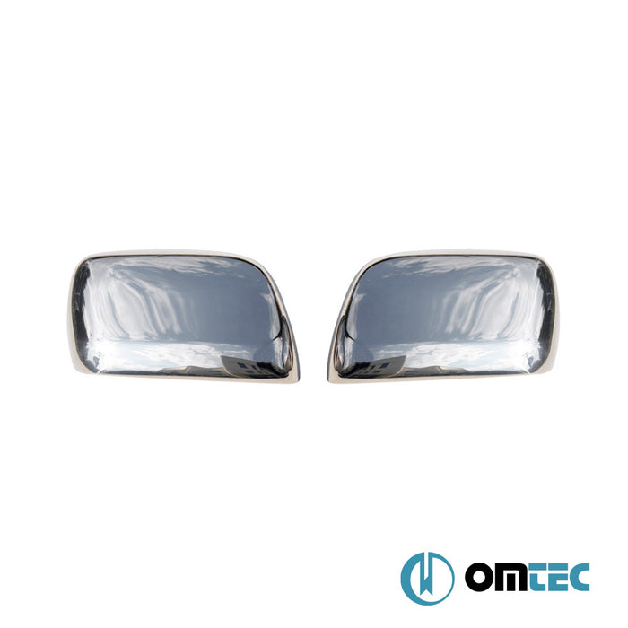 Mirror Cover 2 Pcs. S.Steel (Gloss) - Toyota Land Cruiser - SUV J200 - (2008 - 2021)