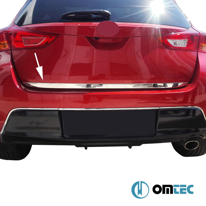 Tailgate Trim Line S.Steel (Gloss) - Toyota Auris - HB 5D E180 PRE-FL - (2012 - 2015)