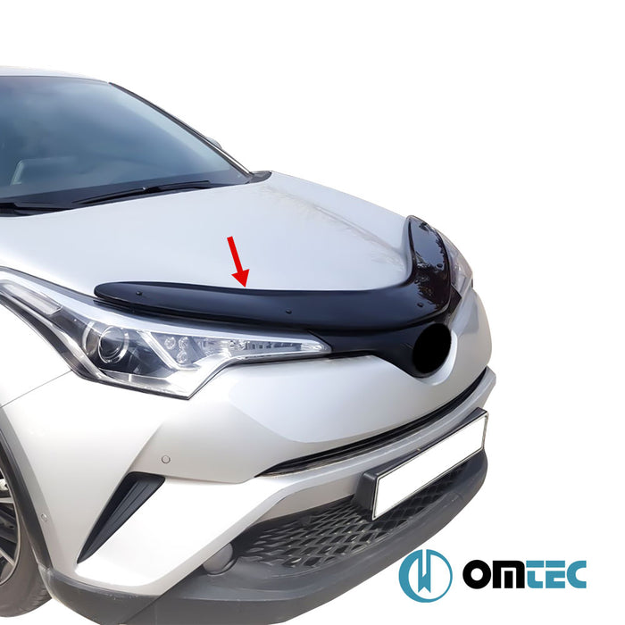 Kaput Rüzgarlığı (Siyah) ABS - Toyota C-Hr - SUV AX10 - (2016 - 2023)