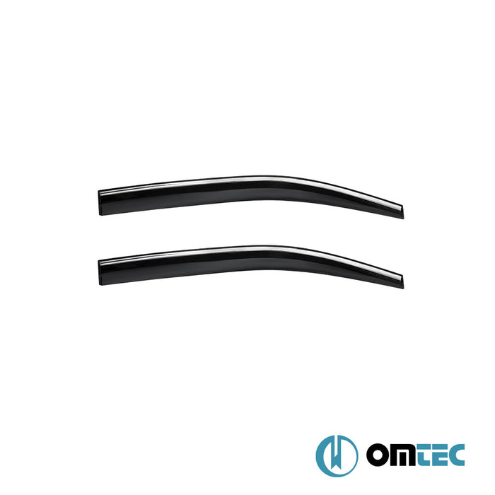 Wind Deflectors (with Chrome) Front-Rear - Toyota Corolla - SD E210 - (2019 - )