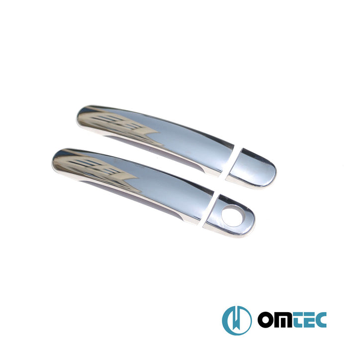 Door Handle Cover 2 Door 4 Pcs. (H1) S.Steel (Gloss) - Volkswagen Up - HB 3D KF - (2011 - )