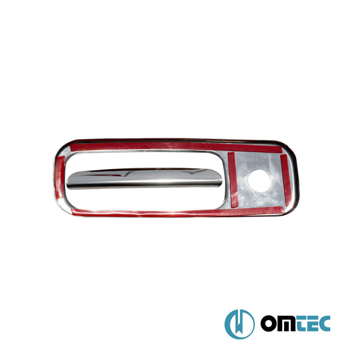 Trunk Door Handle Cover 2 Pcs. S.Steel (Gloss) - Volkswagen Caddy - MVN 2K PRE-FL - (2003 - 2010)