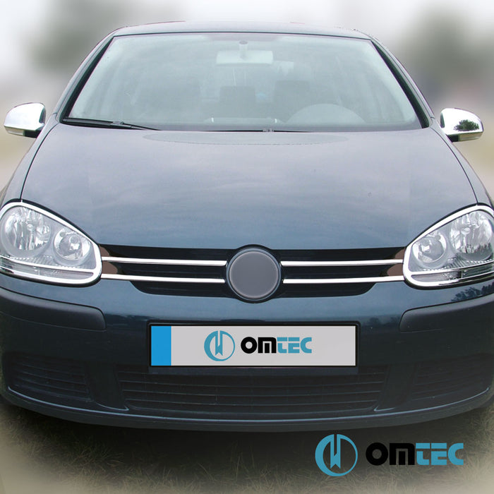 Deco Ön Panjur 4 Prç. P.Çelik (Parlak) - Volkswagen Golf - HB 5D Mk5 - (2003 - 2009)