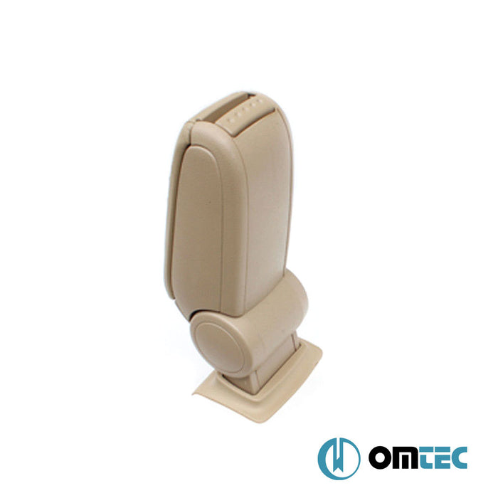 Armrest Box V1 (Leatherette+Vacuum Adapter) Beige - Volkswagen Golf - HB 5D Mk5 - (2003 - 2009)