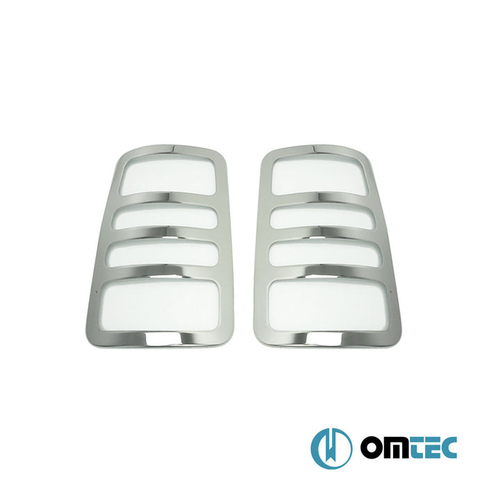 Feu de stop - Contours chromé en inox (Brillant) - 2 pièces - Volkswagen Caddy - MVN 2K PRE-FL/FL - (2003 - 2015)