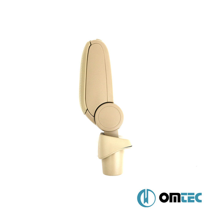 Armrest Box V1 (Leatherette+ABS Adapter) Beige - Volkswagen Caddy - MVN 2K - (2003 - 2020)