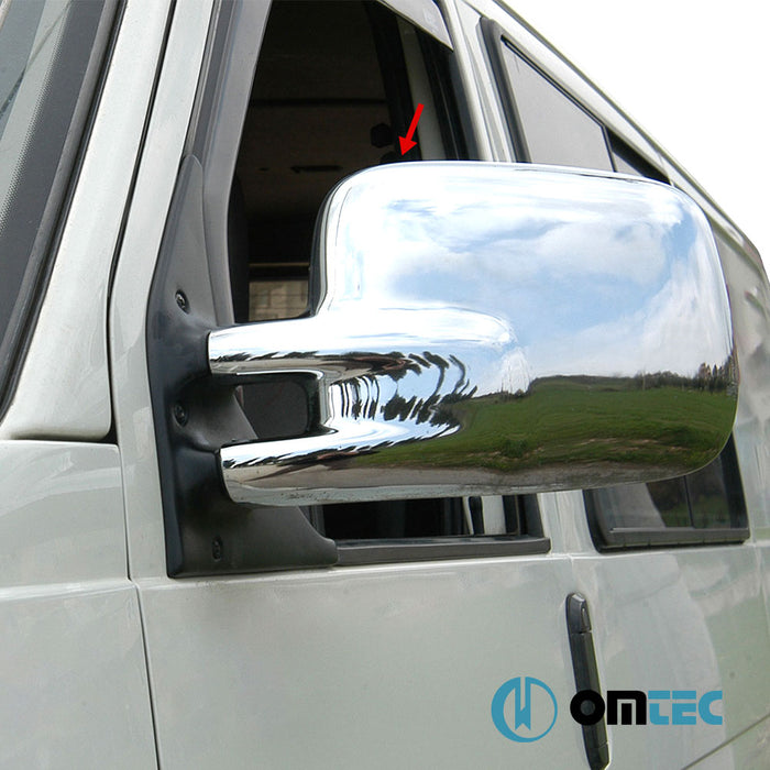 Mirror Cover 2 Pcs. ABS Chrome - Volkswagen T4 Transporter - VAN T4 - (1990 - 2003)