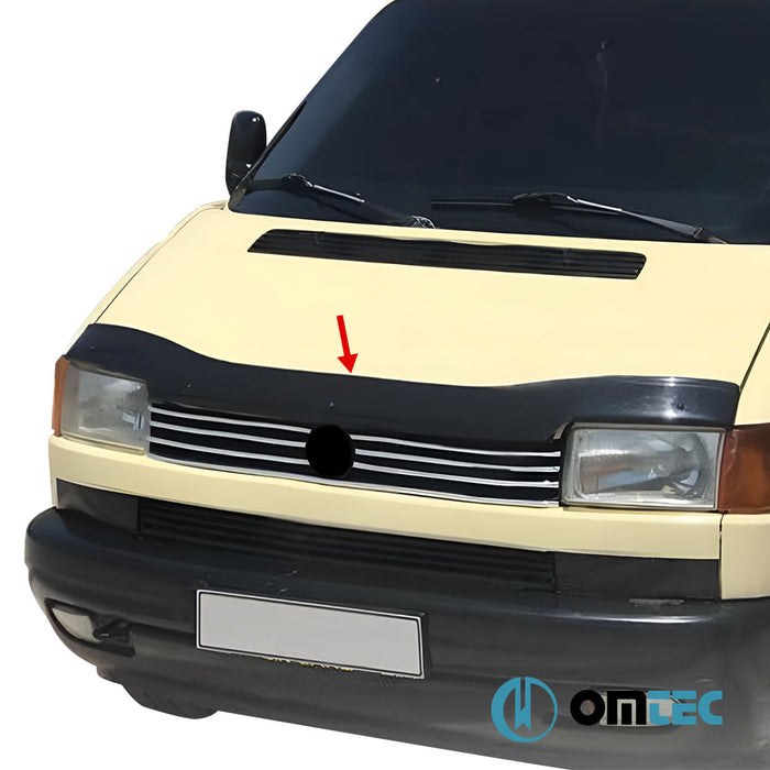 Bonnet Deflector (Black) ABS - Volkswagen T4 Transporter - VAN T4 - (1990 - 2003)