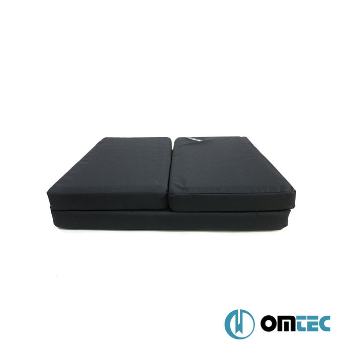 Matelas de Cabine Pliable (Noir) 1 Pc. Conduite à gauche (6 cm Mousse/22 Densité/ 1.8 cm MDF) - Volkswagen T4 Caravelle - VAN T4 - (1990 - 2003)