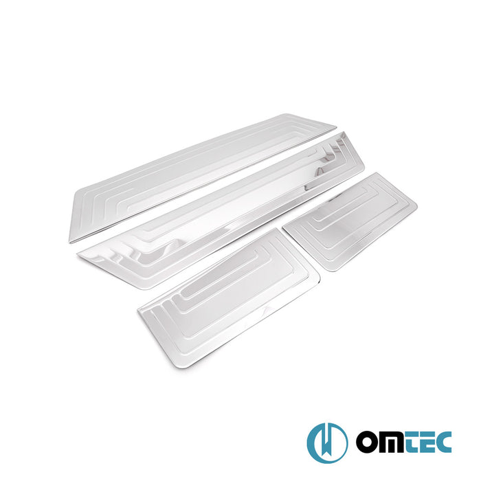 Norm Door Sill Cover 4 Pcs. S.Steel (Gloss) - Volkswagen T5 Transporter - VAN T5 - (2003 - 2015)