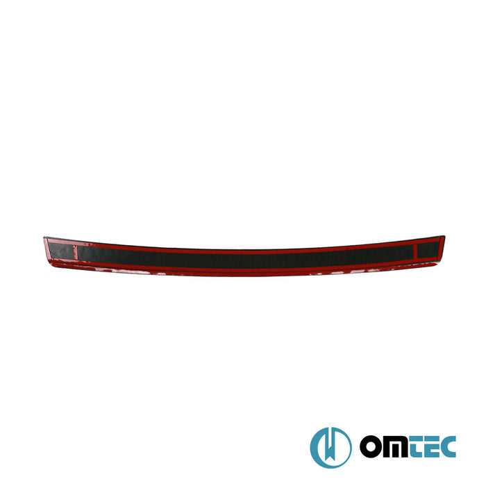 Rear Bumper Sill Cover (Black Anodized) Aluminium - Volkswagen T5 Caravelle - VAN T5 - (2003 - 2015)