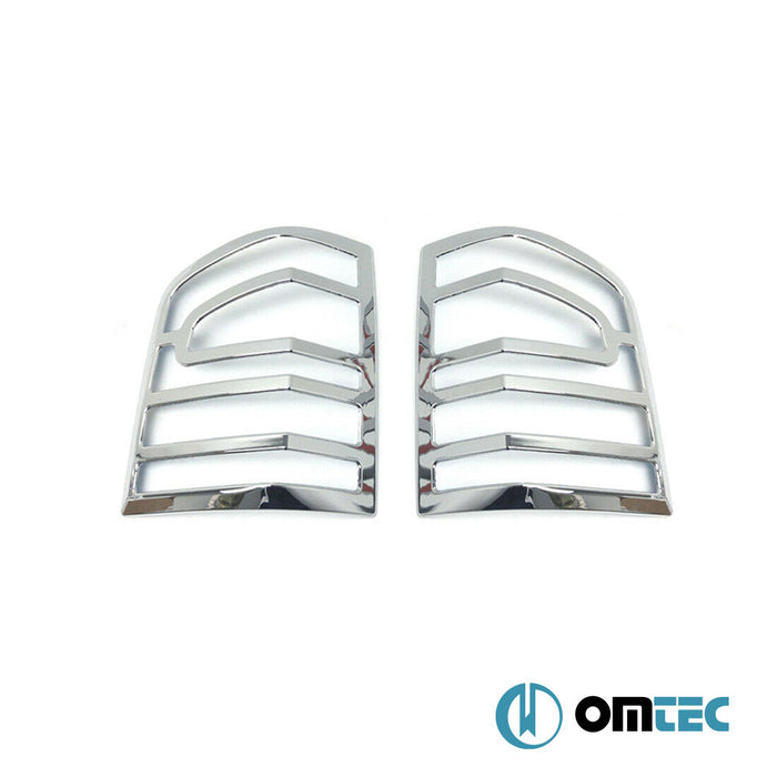 Break Light Frame 2 Pcs. S.Steel (Gloss) (Twin Door) - Volkswagen T5 Transporter - VAN T5 PRE-FL - (2003 - 2010)