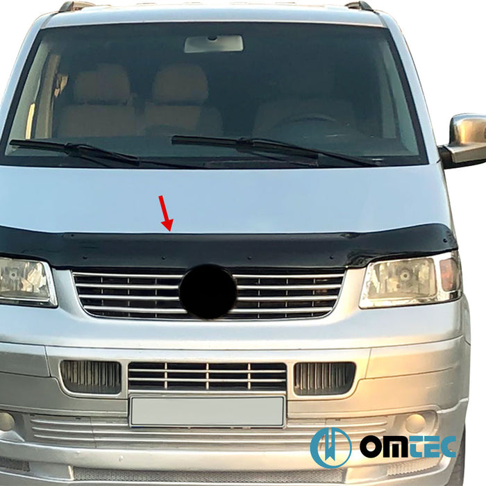 Bonnet Deflector (Black) ABS - Volkswagen T5 Multivan - VAN T5 PRE-FL - (2003 - 2010)