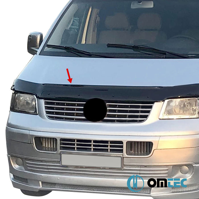 Bonnet Deflector (Black) ABS - Volkswagen T5 Multivan - VAN T5 PRE-FL - (2003 - 2010)