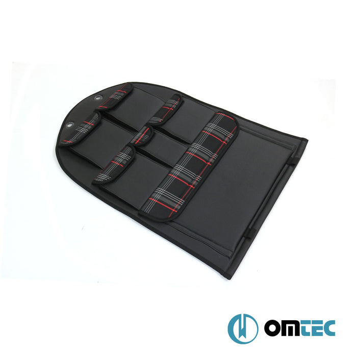 Seat Back Organizer - Tartan Model Red - Volkswagen T6 Multivan - VAN T6 - (2015 - 2022)