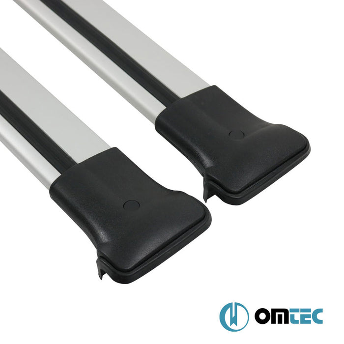 Barres De Toit Transversales (Elegance) Gris 2 Pcs. Alu. (Av=Ar) - Dacia Sandero Stepway - HB 5D B52 - (2012 - 2020)