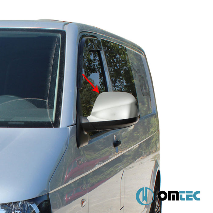 Ayna Kapağı 2 Prç. Abs Saten Krom - Volkswagen T5 Multivan - VAN T5 FL - (2010 - 2015)