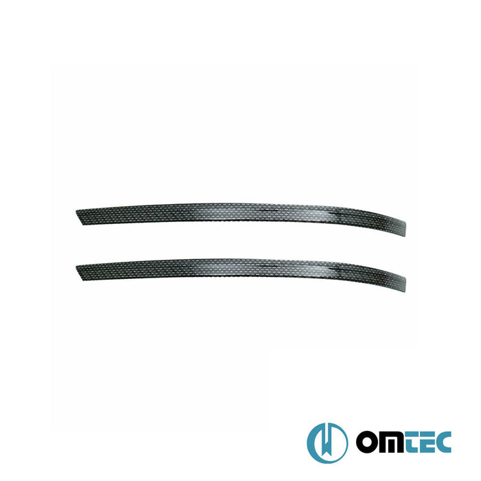 Mirror Trim 2 Pcs.(Carbon Silver) - Volkswagen T5 Transporter - VAN T5 FL - (2010 - 2015)