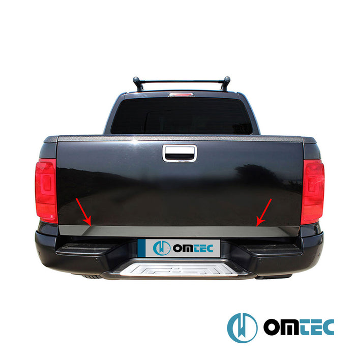 Tailgate Trim Line S.Steel (Black Chrome) - Volkswagen Amarok - PK 2H - (2010 - 2022)