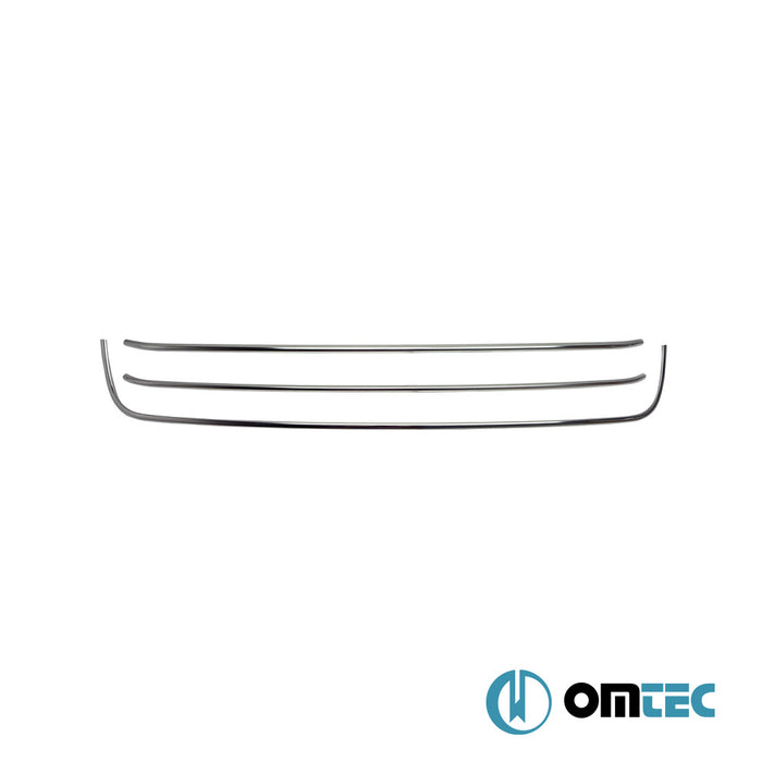 Front Bumper Set 3 Pcs. S.Steel (Gloss) - Volkswagen Amarok - PK 2H FL - (2012 - 2017)