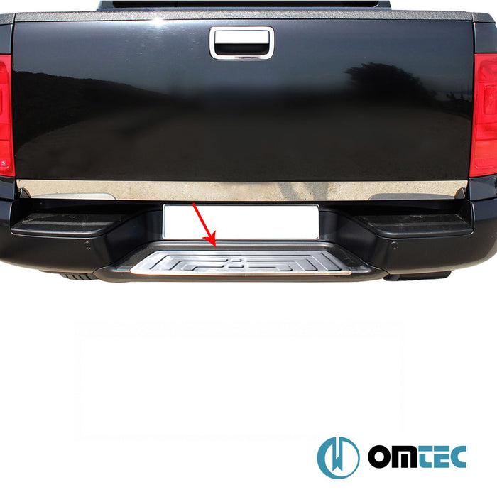 Rear Bumper Sill Cover S.Steel (Brushed) - Volkswagen Amarok - PK 2H - (2010 - 2022)