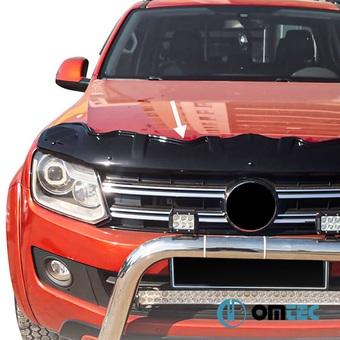 Kaput Rüzgarlığı (Siyah) ABS Yarasa Model - Volkswagen Amarok - PK 2H - (2010 - 2022)