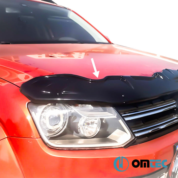 Kaput Rüzgarlığı (Siyah) ABS Yarasa Model - Volkswagen Amarok - PK 2H - (2010 - 2022)