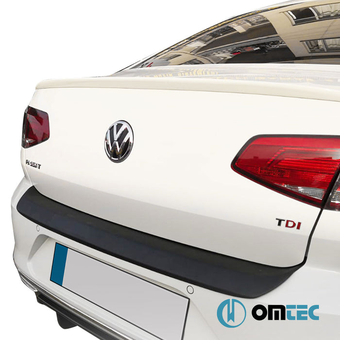 Rear Bumper Sill Cover (ABS-Black) - Volkswagen Passat - SD 3G(B8) - (2015 - 2019)