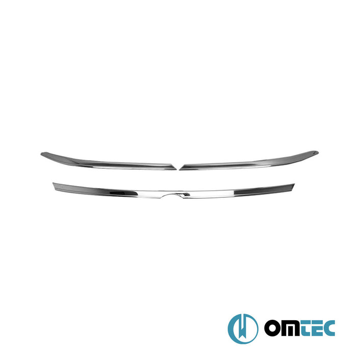 Head Light Upper Trim 3 Pcs. S.Steel (Gloss) - Volkswagen Passat - SD 3G(B8) - (2015 - 2019)