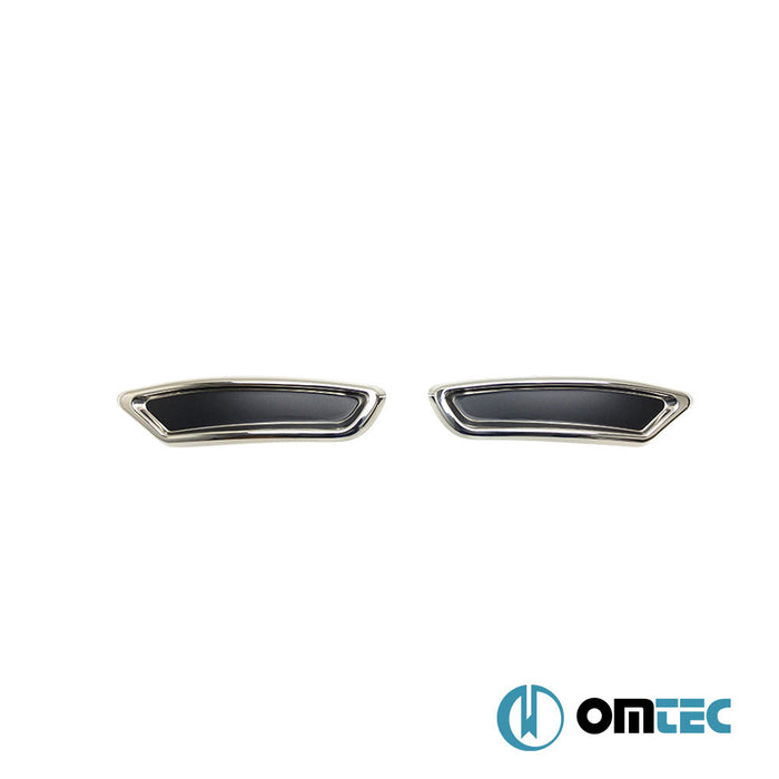 Echappement - R-Line - Contour chromé en inox (Brillant) - Volkswagen Passat - SD 3G(B8) - (2015 - 2019)