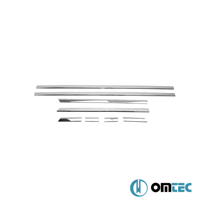 Side Door Streamer 8 Pcs. S.Steel (Gloss) - Volkswagen Passat - SD 3G(B8) - (2015 - 2019)