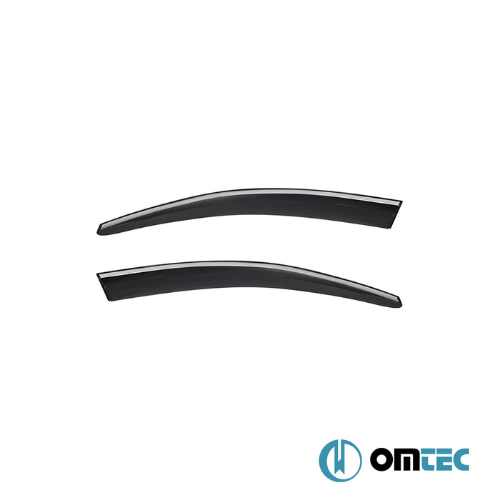 Wind Deflectors (with Chrome) Front-Rear - Volkswagen Passat - SD 3G(B8,5) - (2019 - )