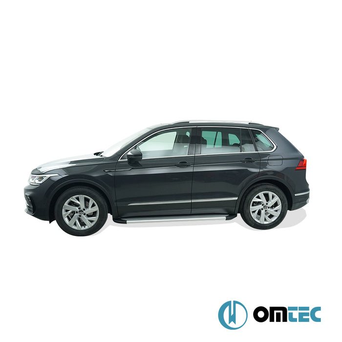 Marchepied Latéral (OPA - Gray) 2 Pcs. - Volkswagen Tiguan - SUV AD - (2016 - )