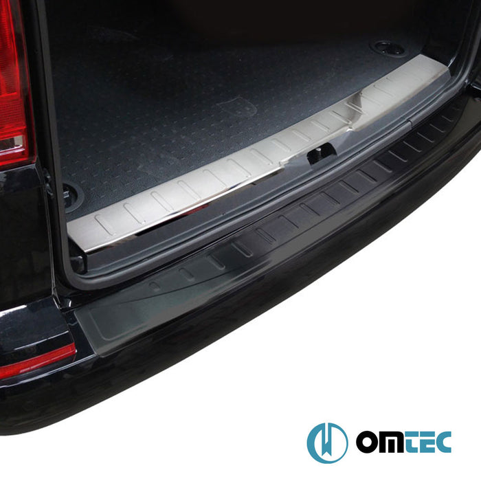 Rear Trunk Sill Cover S.Steel (Gloss) (Single Door) - Volkswagen T6 Caravelle - VAN T6 - (2015 - 2022)