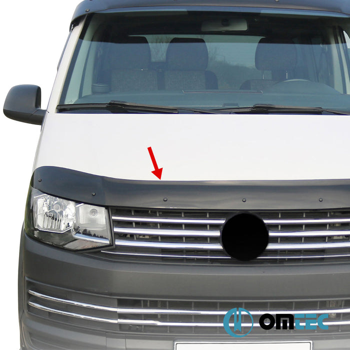 Kaput Rüzgarlığı (Siyah) ABS - Volkswagen T6 Multivan - VAN T6 - (2015 - 2022)